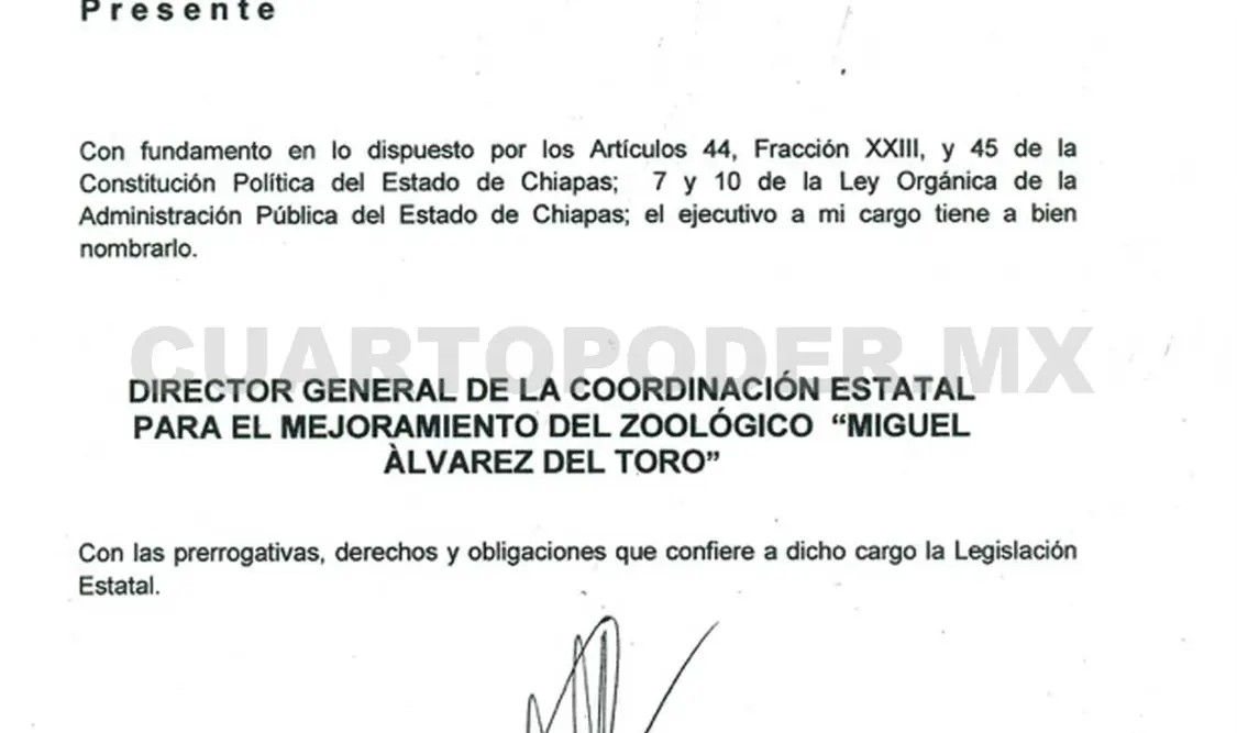 Ratifican a Federico Álvarez del Toro