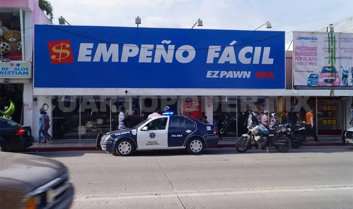 Roban relojes en casa de empeño capitalina