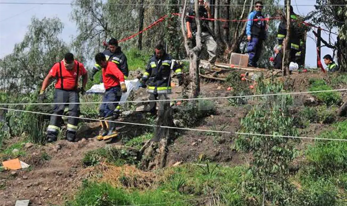 Aspecto del inmueble donde se registró el incendio con saldo de dos hombres calcinados. El Universal