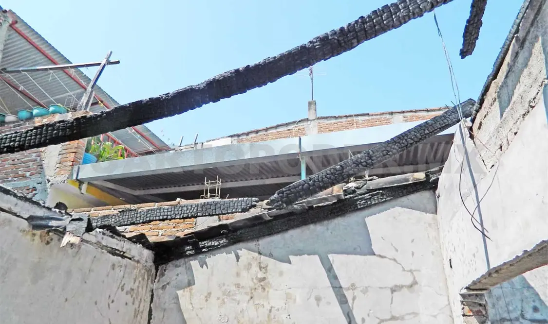 Drogadicto incendia una casa
