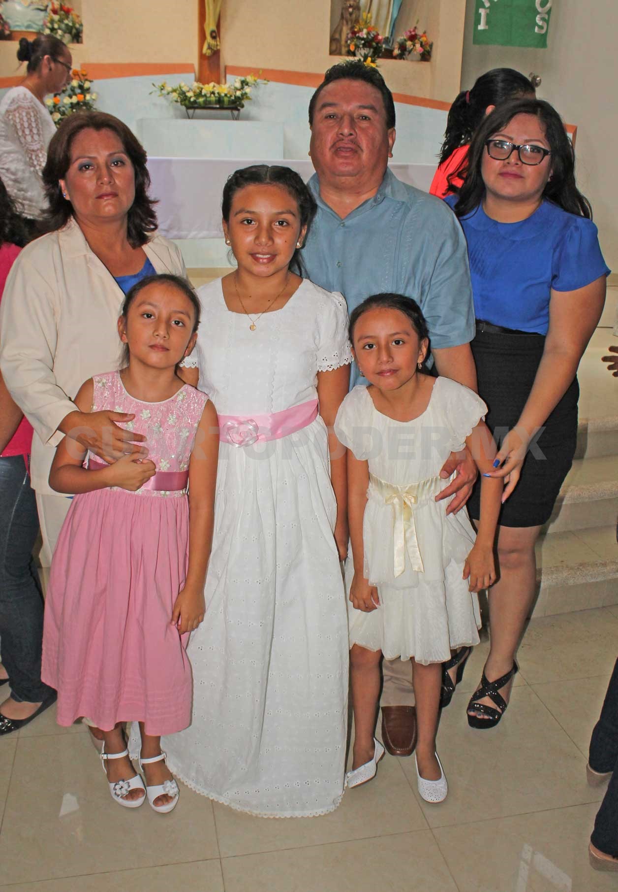 Allison recibió el sacramento de la comunión