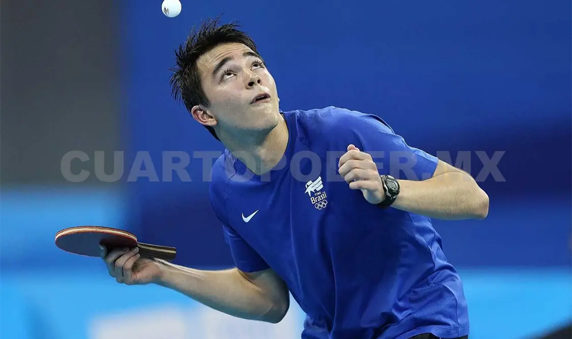 Calderano dejó con el bronce a su compatriota Thiago Monteiro, juego que tuvo que agotar los siete sets para conocer al ganador por 4-3. Cortesía