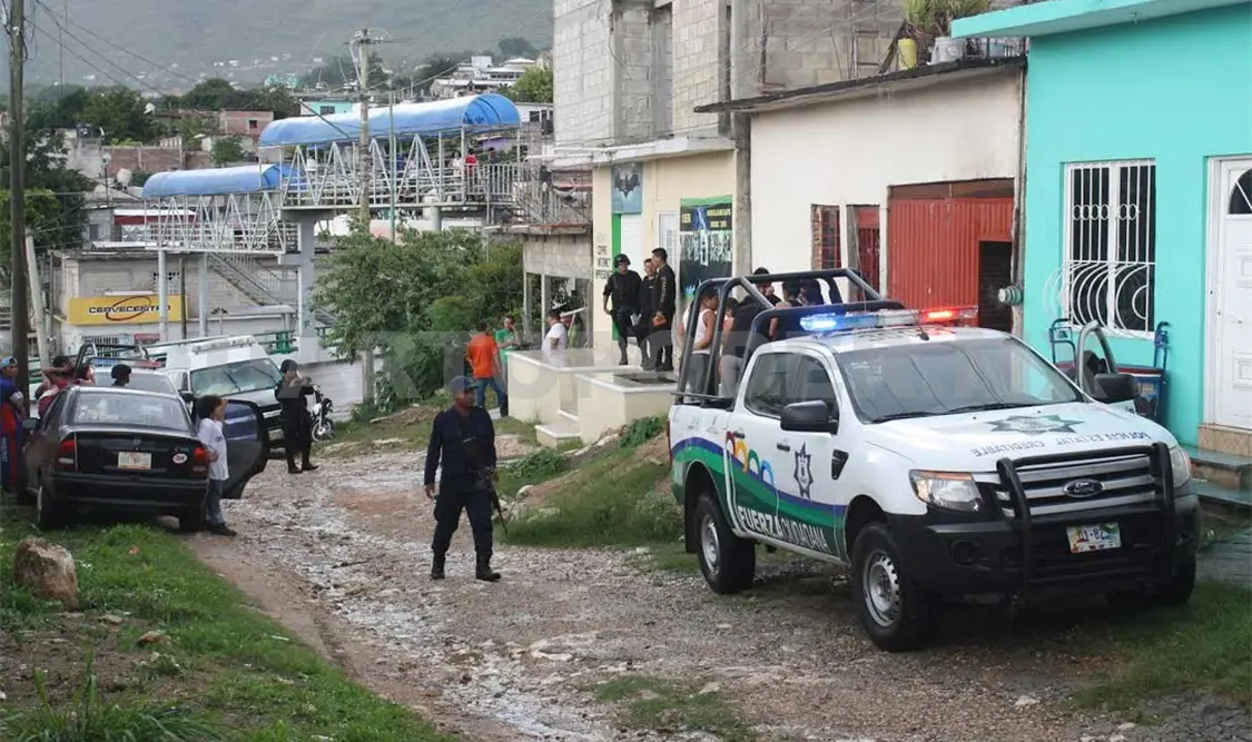 El homicidio ocurrió la tarde del viernes en la colonia Agua Azul, antes de la lluvia.