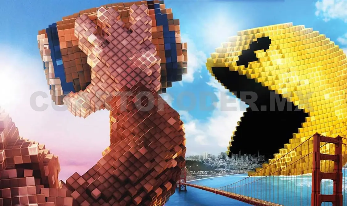 Pixeles; los videojuegos atacan la ciudad
