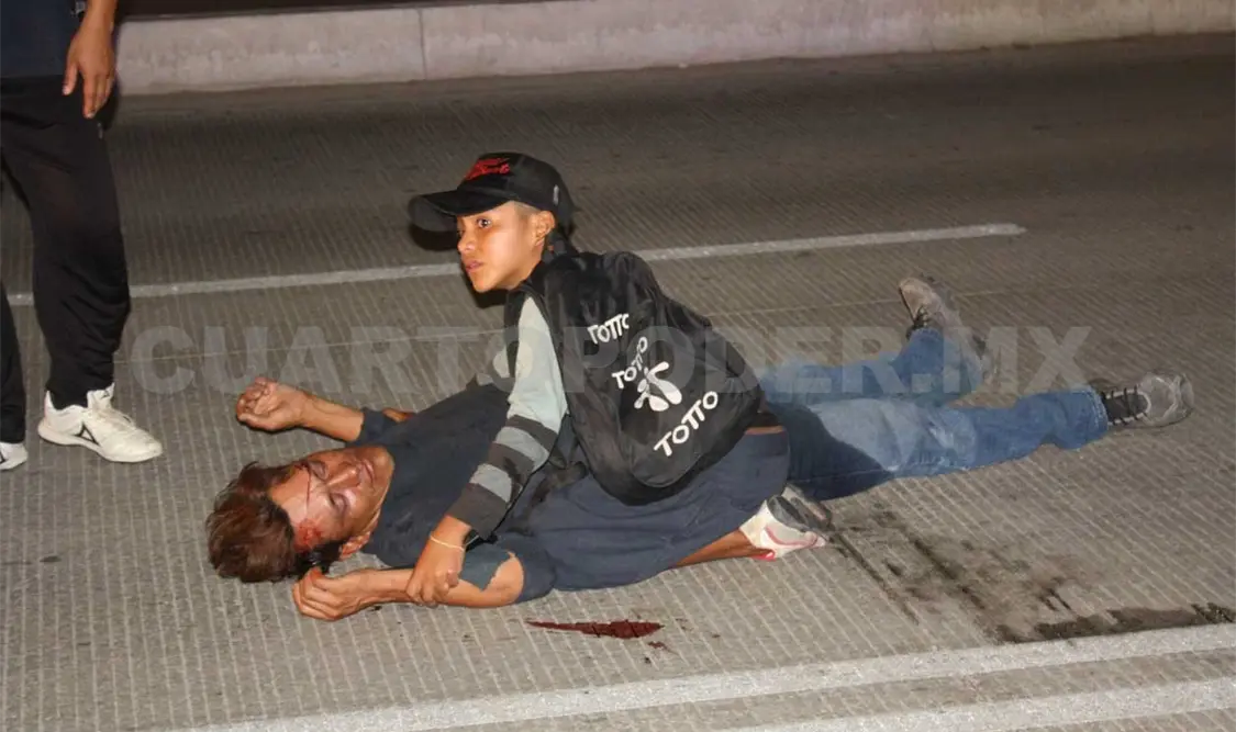 Lo embistió un auto en el bulevar