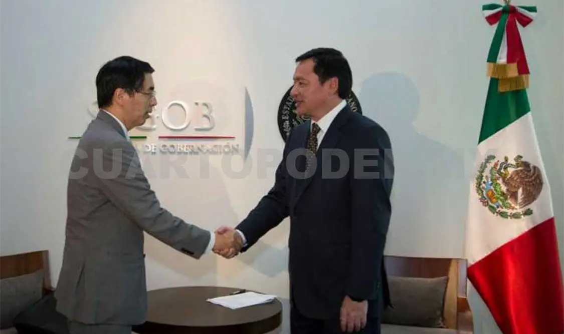 Se reúne Osorio con embajador de Japón