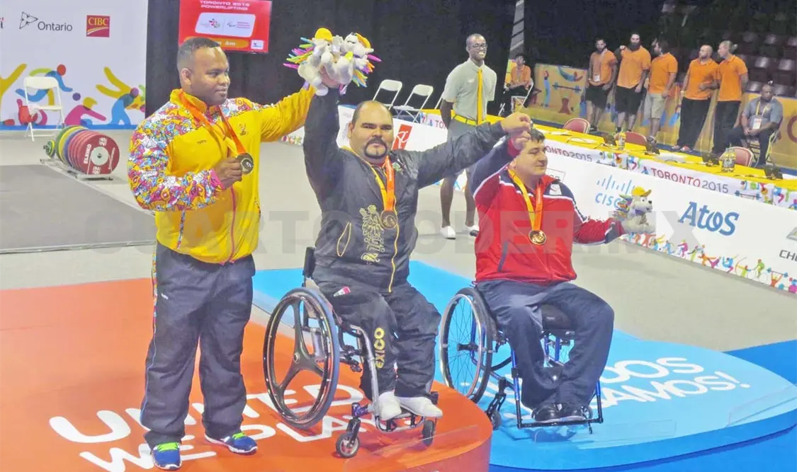 José Castillo obtiene oro en Parapanamericanos