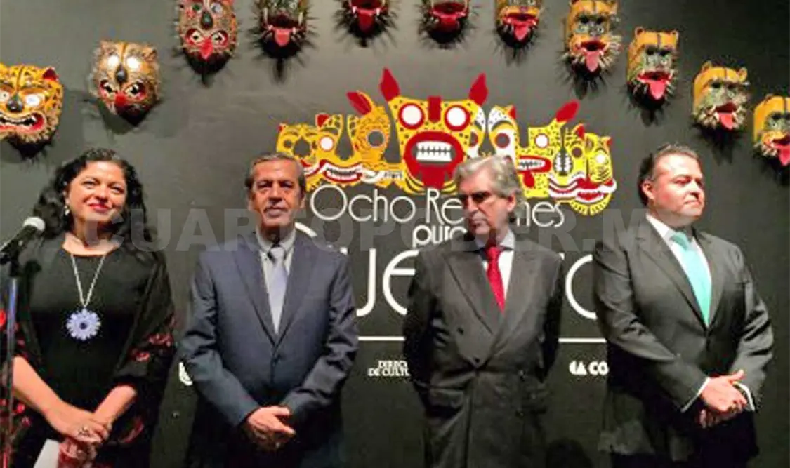 El titular del Conaculta Rafael Tovar y de Teresa estuvo presente en esta exposición