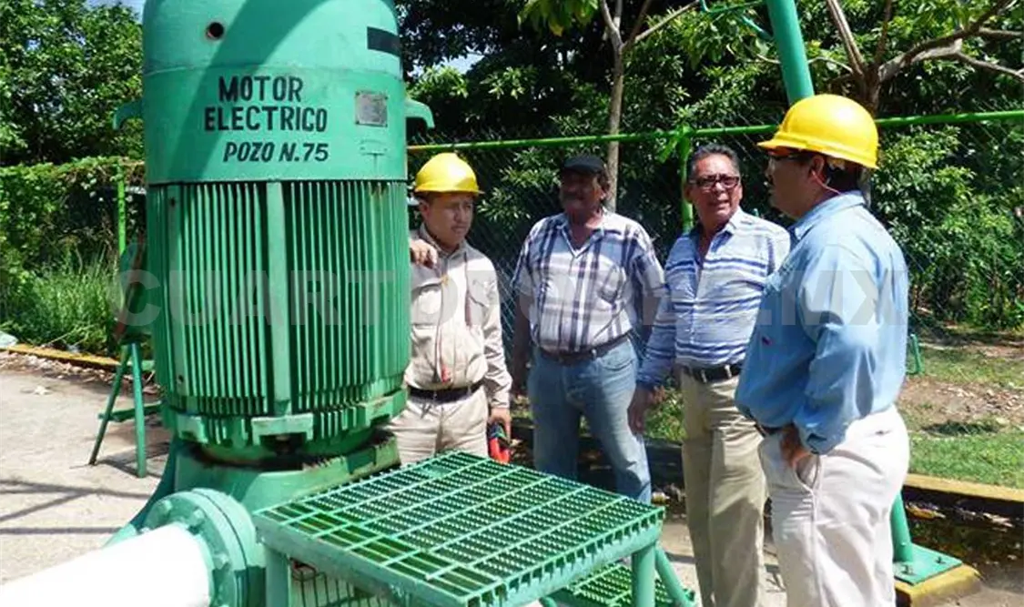 Una vez arreglada la falla eléctrica, el abasto de agua se normalizó. CP