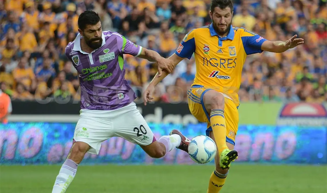 Gignac logra triplete ante Chiapas, siendo el mejor del partido. NTX