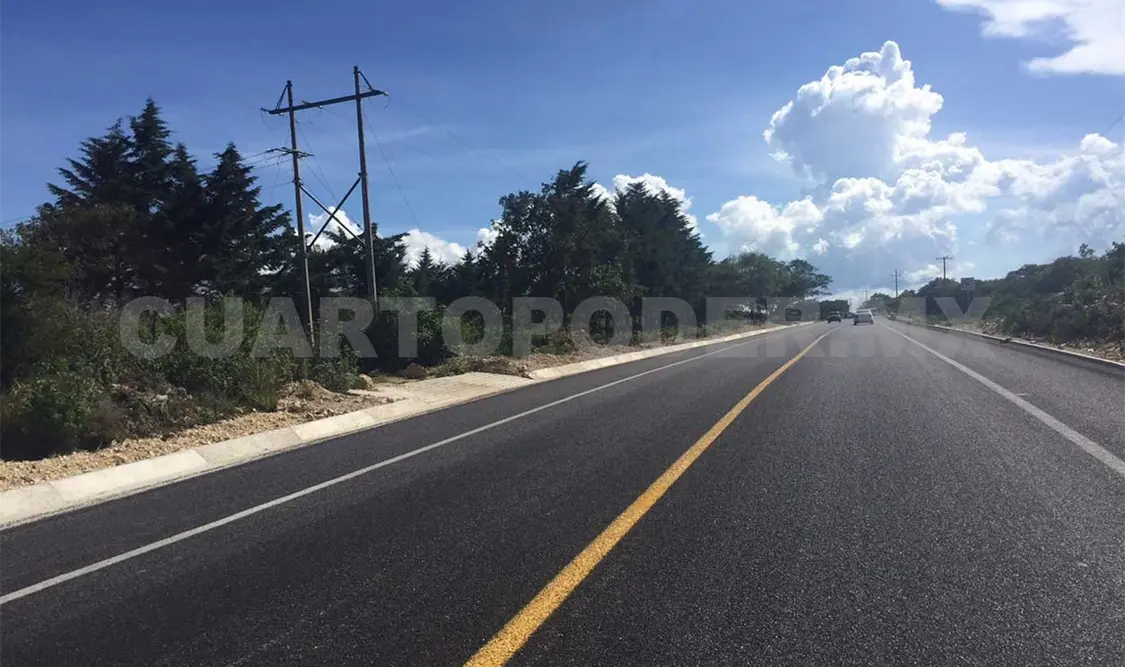 Manuel Velasco inaugura carretera