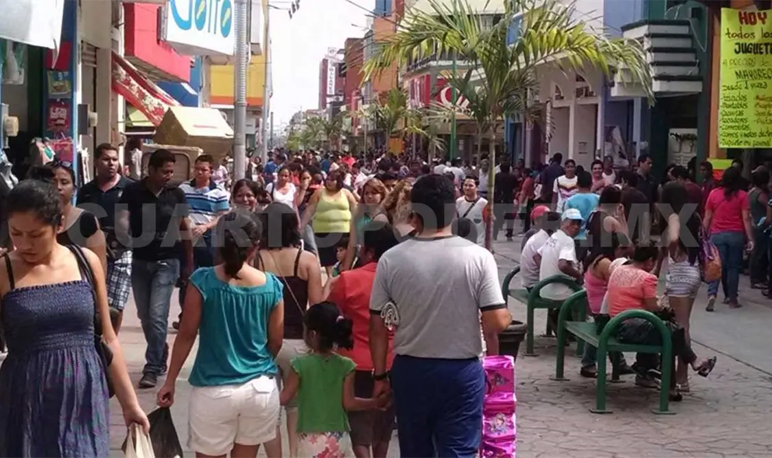 Empresarios beneficiados por el Sendero Peatonal