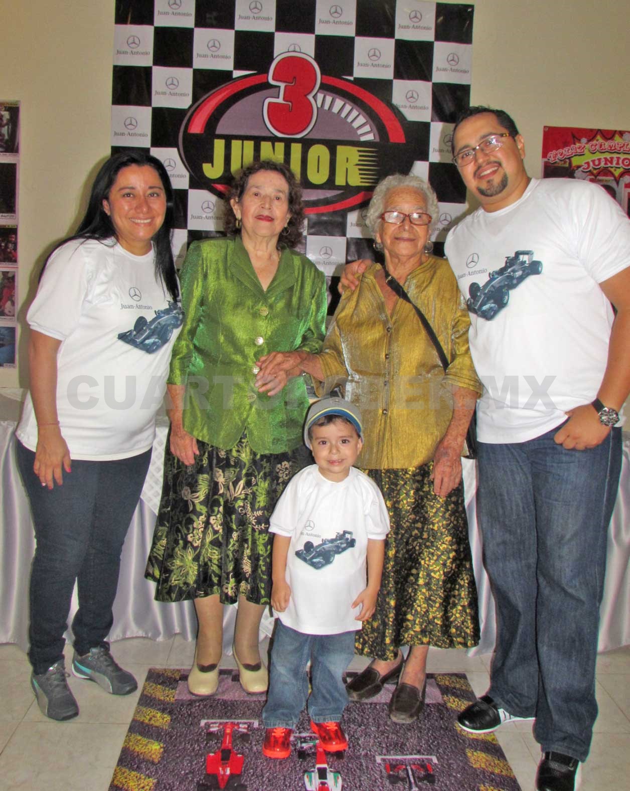 Juan Antonio celebró su cumple número 3