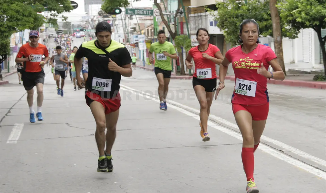 La meta estará ubicada en la explanada de la UASM San Agustín, en carretera Tuxtla Gutiérrez-Villaflores kilómetro 8.5 de la colonia El Jobo. Guillermo Ramos. CP