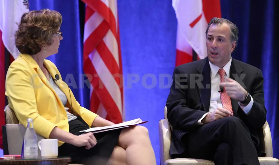 Meade participó en el Foro de América del Norte, realizado en Toronto Canadá. NTX