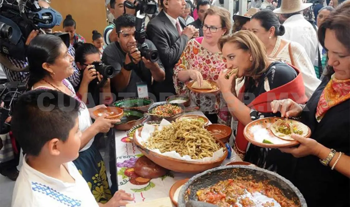 El evento que se lleva a cabo en Morelia y Chiapas está presente para deleitar paladares con su gastronomía. Cortesía