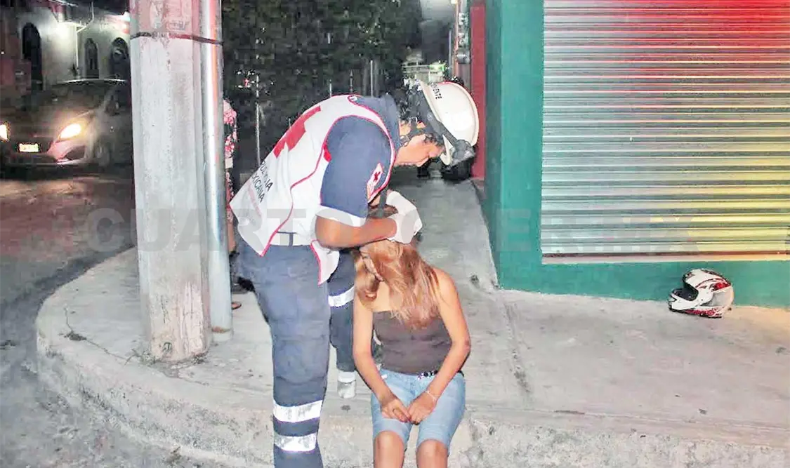 Encontronazo de motocicletas