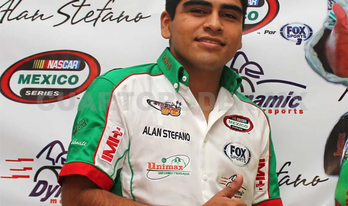 Alán Stefano correrá el domingo en Puebla