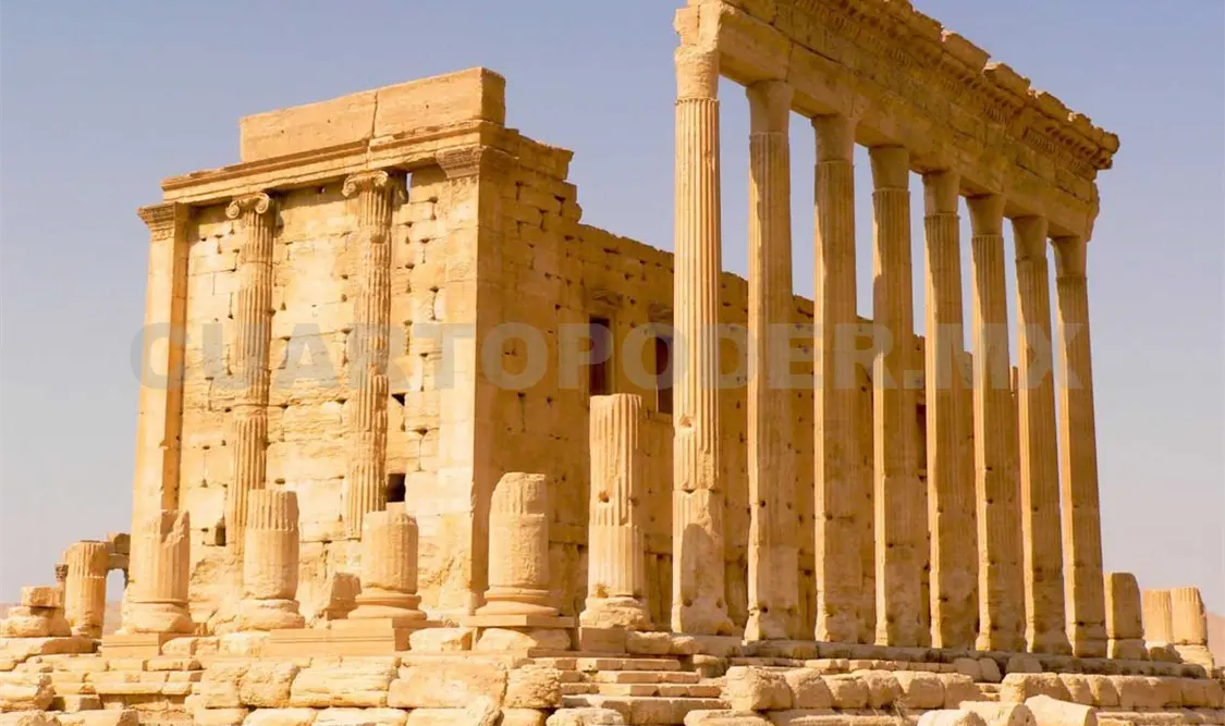 El templo de Baal Shamin en las ruinas fenicias de Siria era uno de los sitios arqueológicos mejor conservados. Cortesía