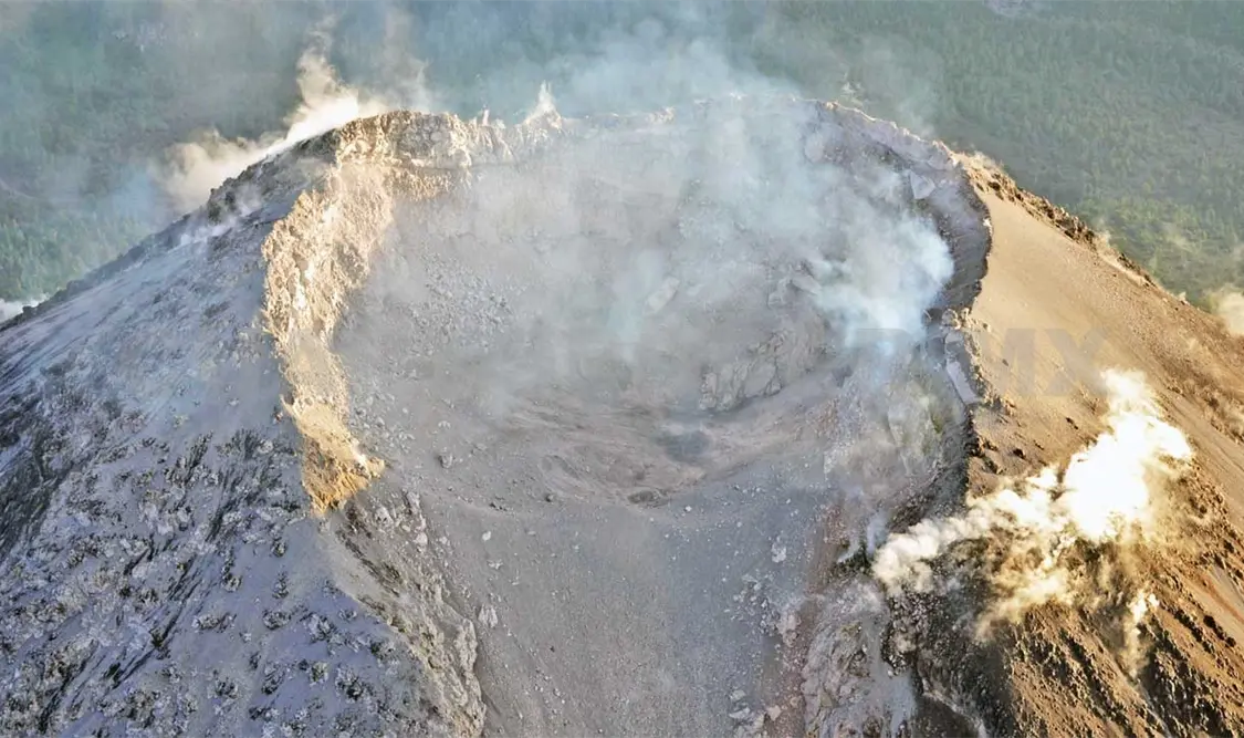 Disminuye la actividad del Volcán de Colima