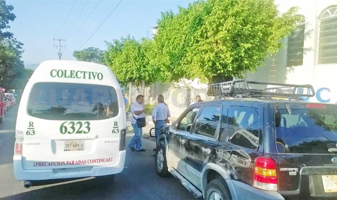 Niño lastimado en choque