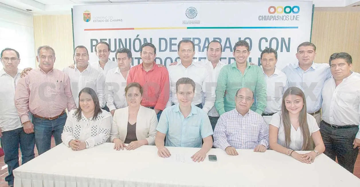 DIPUTADOS FEDERALES SE REÚNEN CON MVC