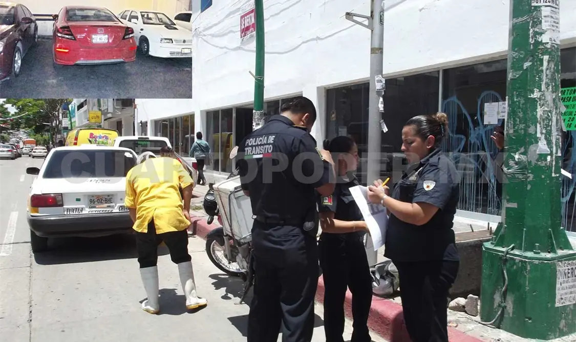 Acorralado en tienda tras atropellar