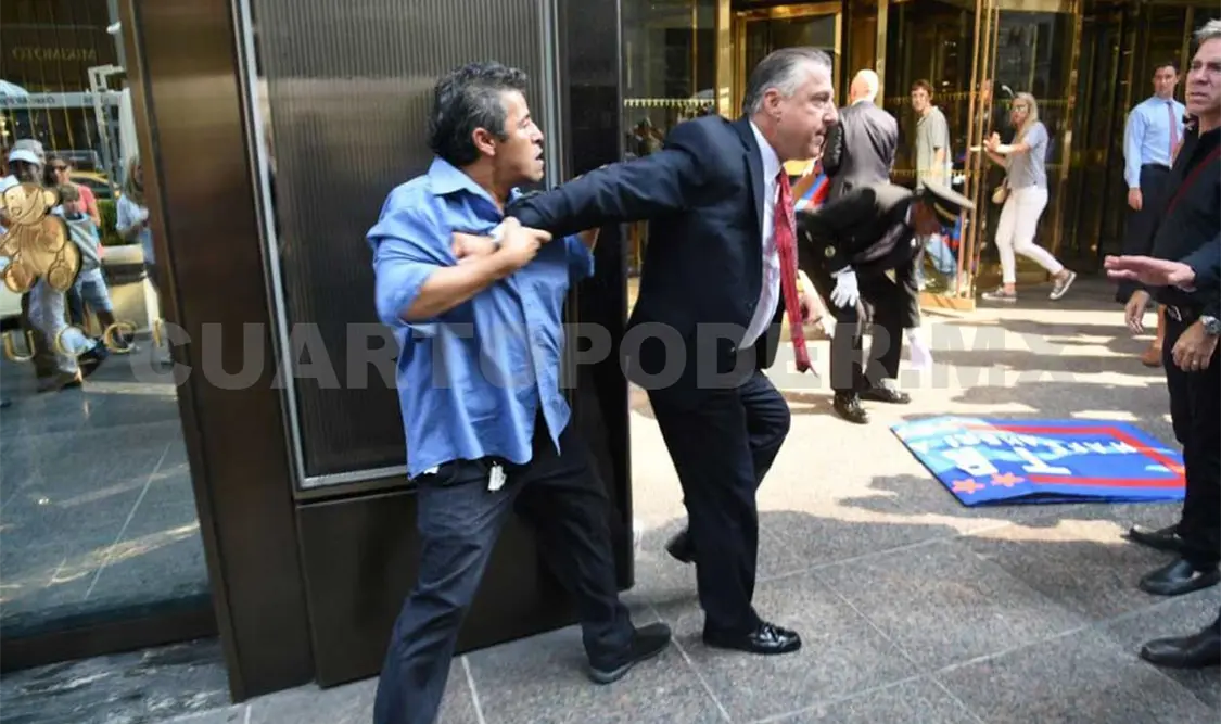 Guardaespaldas de Trump atacan a mexicano
