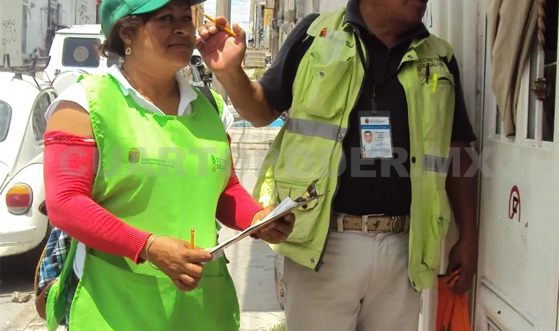 Cada brigada de Salud cubre entre 15 a 20 manzanas en Tuxtla Gutiérrez. Carlos Burguete / CP