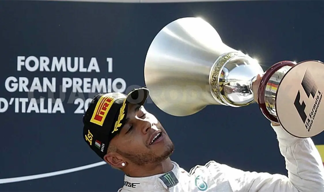 Hamilton triunfa en Monza