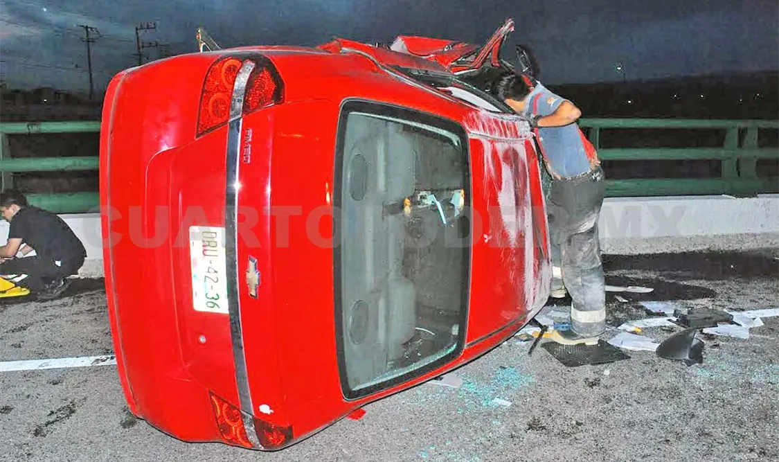 Volcadura en Tuxtla-Chiapa