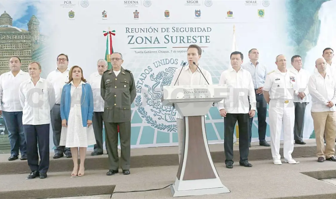 En Chiapas, Gabinete de Seguridad Nacional