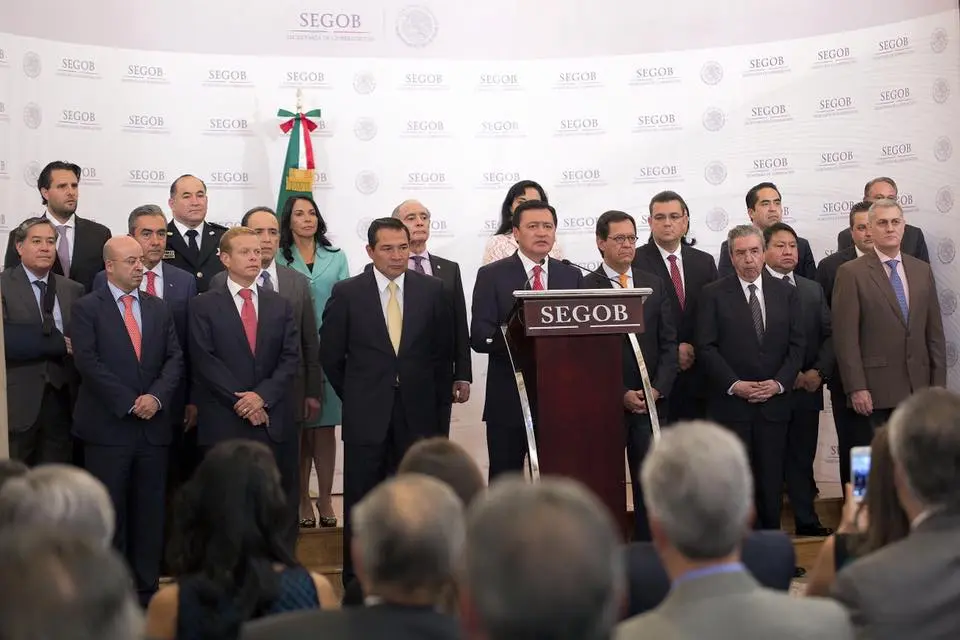 Conferencia de prensa de la Secretaría de Gobernación / Segob
