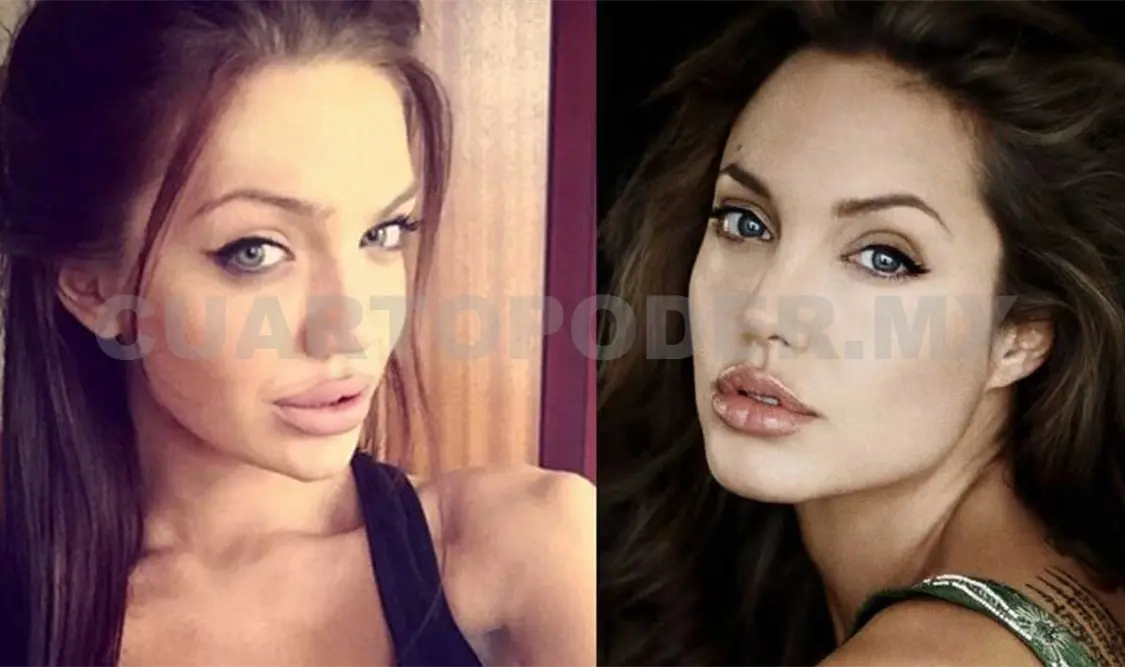 ¡De oficinista a doble de Angelina Jolie!