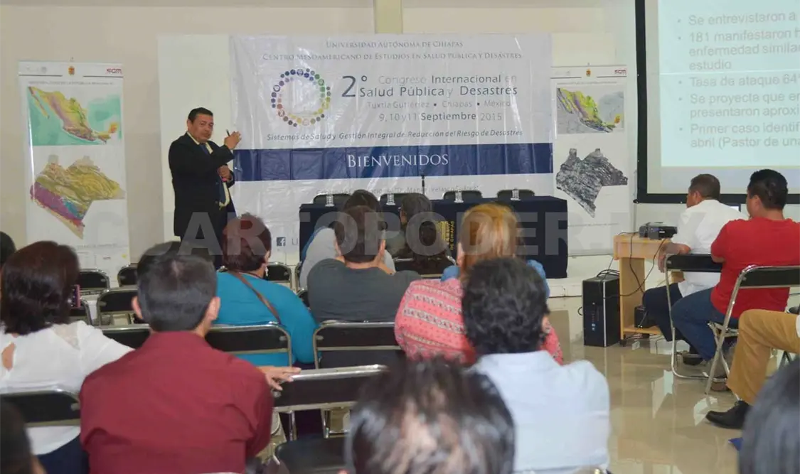 En la plática se abordó el tema del virus, sus afectaciones y las medidas que conviene tomarse en cuenta ante un posible caso. CP