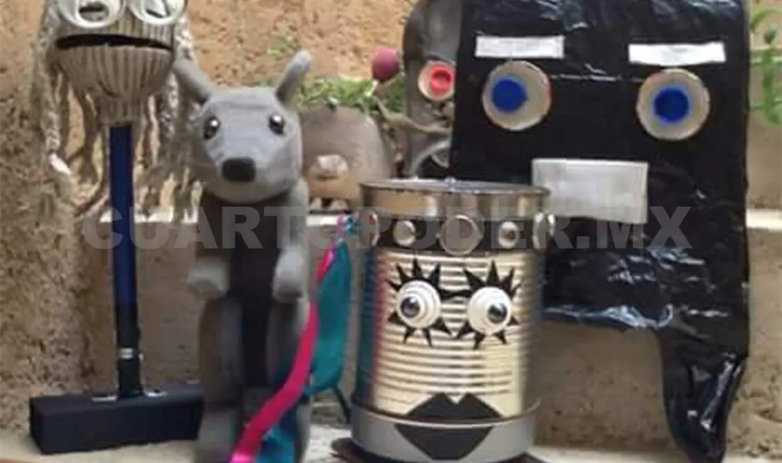 El elenco de la obra Basura Planet. Facebook