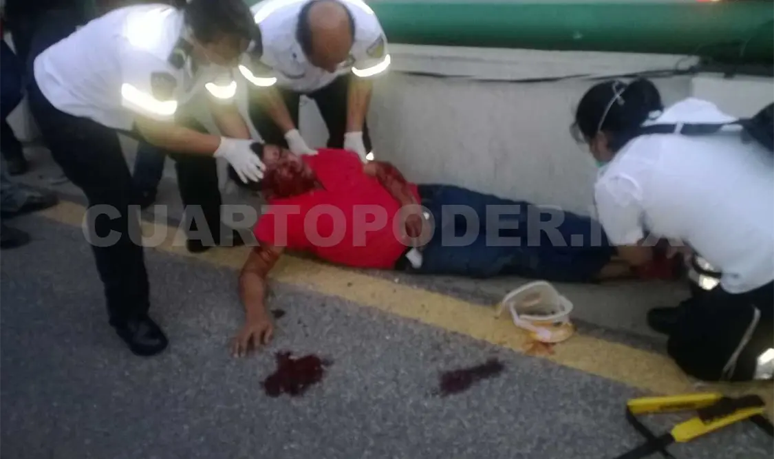 El hombre desconocido fue auxiliado por el ERUM. A. Alegría / CP