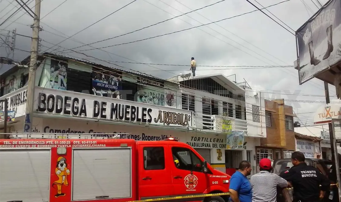 Alarma por fuerte fuga de gas en tortillería