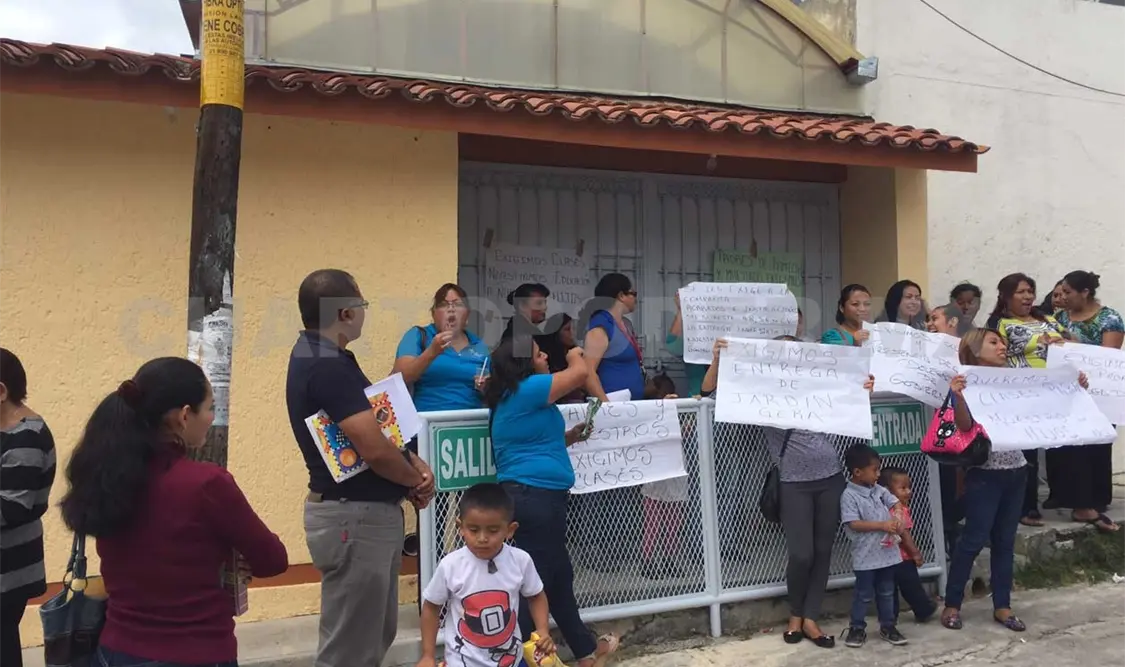 Toman instalaciones de jardín de niños