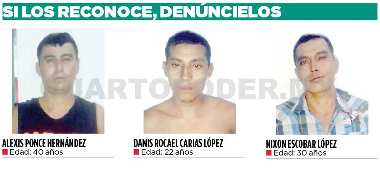 Capturan a peligrosa banda de cantoneros