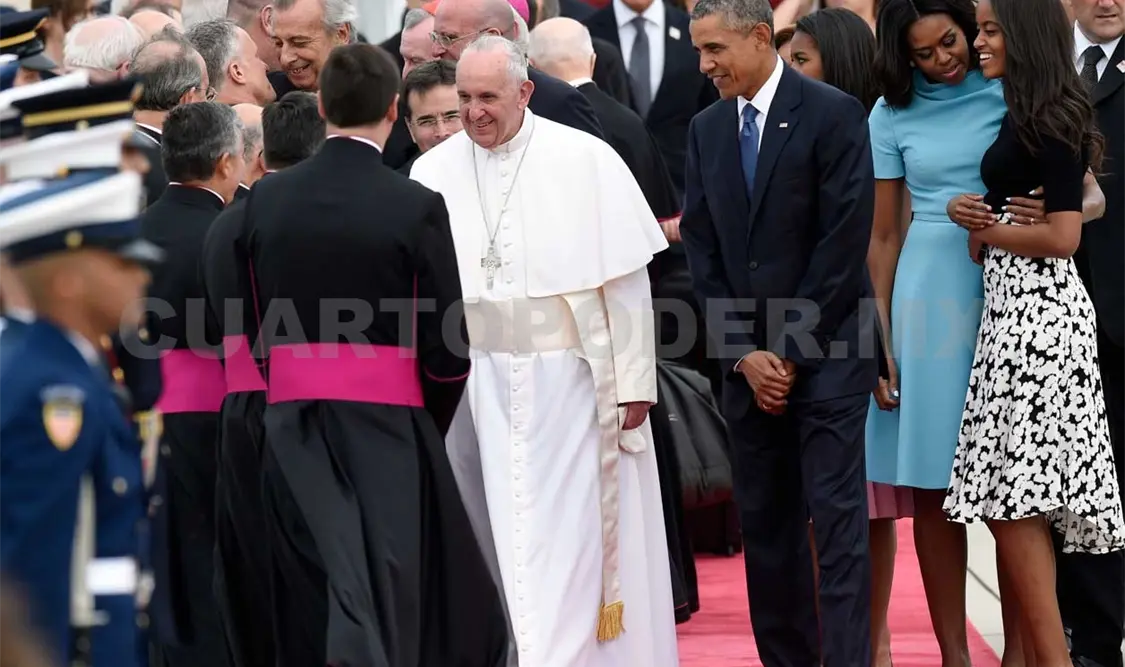 Llega el papa Francisco a Estados Unidos
