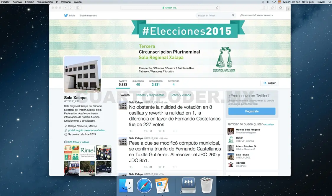 El resultado de la elección del 19 de julio confirmado por la Sala Regional de Xalapa. CP.