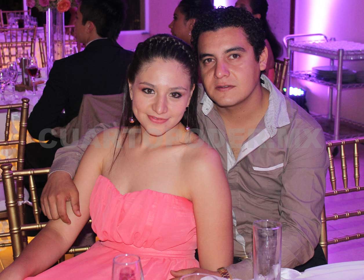 Arturo y Nelly, recién casados