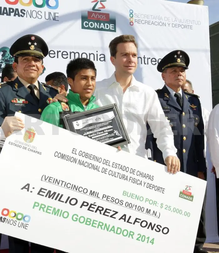 Se otorga la cantidad de 100 mil pesos para el Premio Estatal del Deporte, que se distribuirá hasta entre cinco galardonados. Archivo/CP