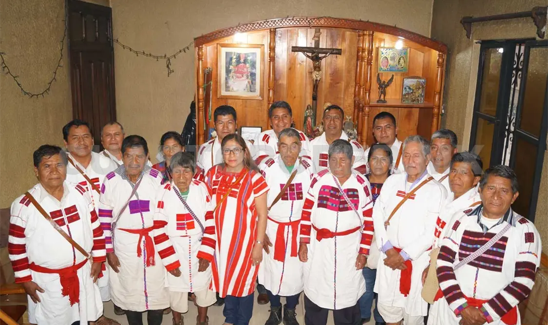 Ceremonia tradicional para bastón de mando