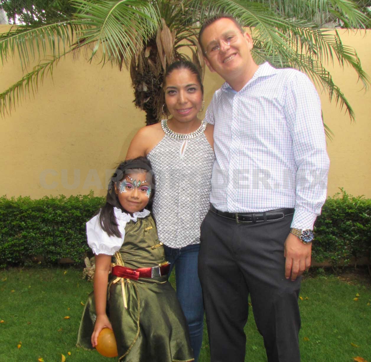 La pequeña Valentina celebró un año más