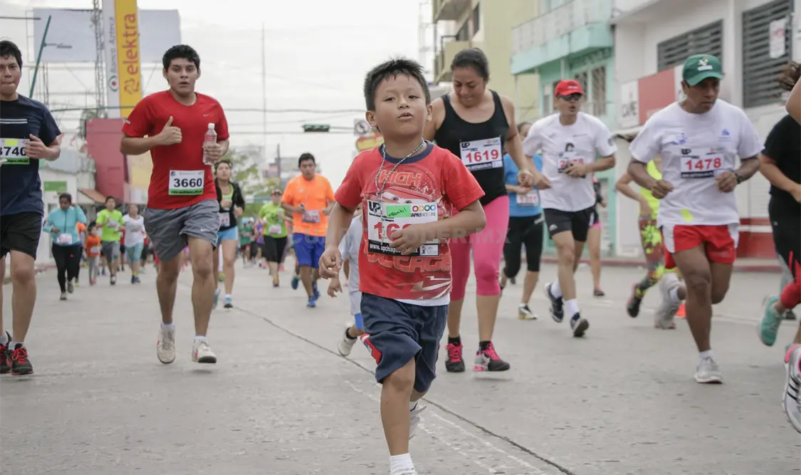 La salida y la meta para los 5 y 10 km estarán ubicadas en bulevar Belisario Domínguez número 1549, entre 14 Poniente y calle Bonampak. Guillermo Ramos / CP
