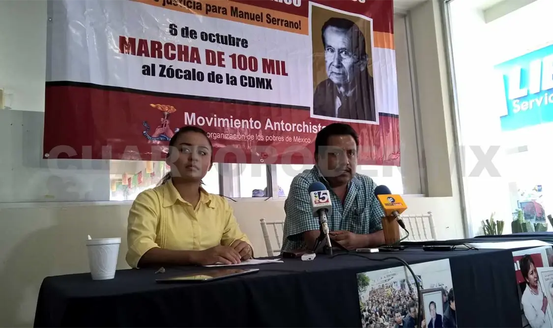 Antorcha Campesina anuncia marcha