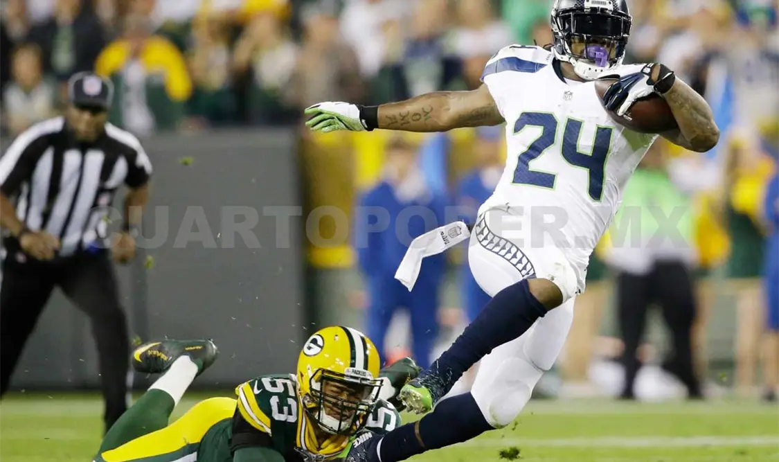 Marshawn Lynch queda fuera por lesión