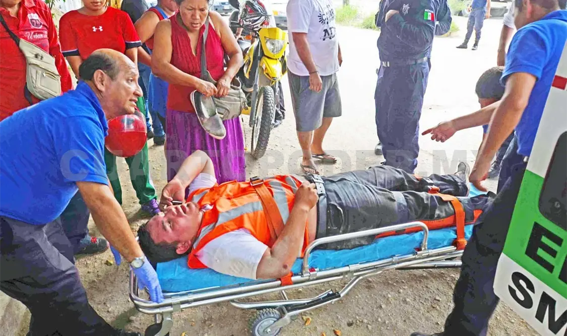 Motociclista es embestido por vehículo “fantasma”